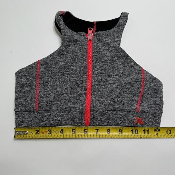 Jo+Jax Dancewear Sports Bra Dance Top Small SA Convention Reversible Gray/Pink - Picture 6 of 8